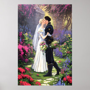 Vacker Par i Parken Poster