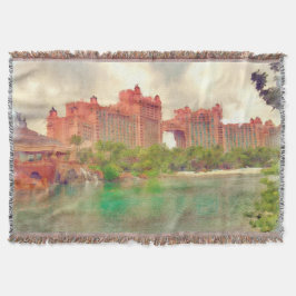 Vacker Paradis Ö Blanket Filt