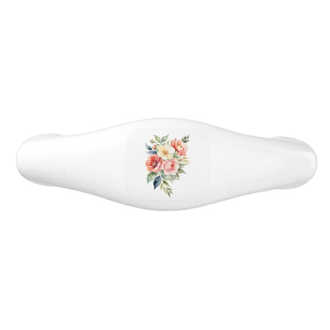 Vacker Pastell Blommig Handtag (Framsidan)