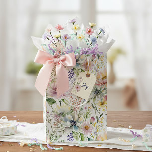 Vacker pastellfärgad blommig mönster