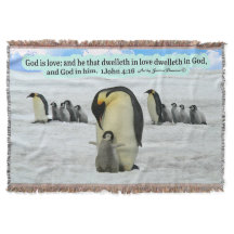 Vacker Penguin Scripture 1 John 4:16