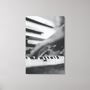 Vacker Piano Artwork Canvastryck