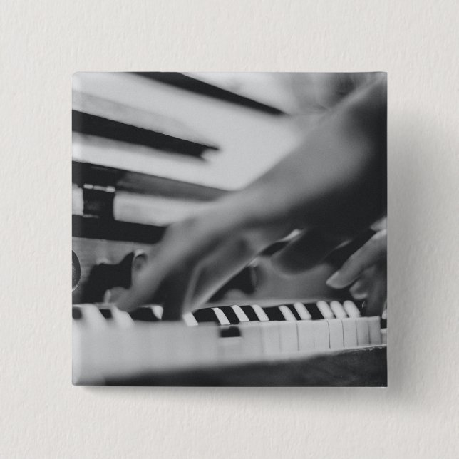 Vacker Piano Artwork Knapp (Framsida)