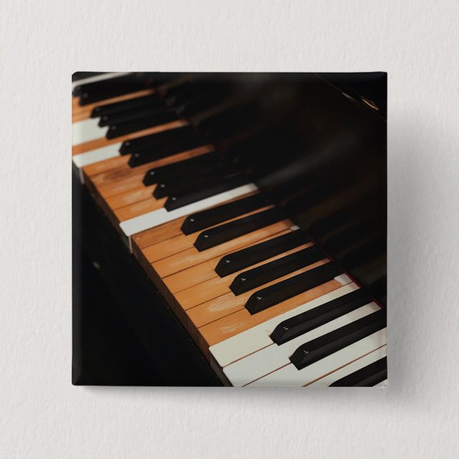 Vacker Piano Artwork Knapp (Framsida)