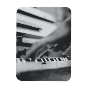 Vacker Piano Artwork Magnet