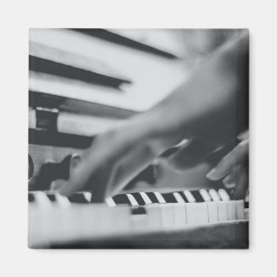 Vacker Piano Artwork Magnet