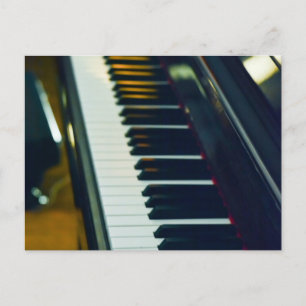 Vacker piano vykort