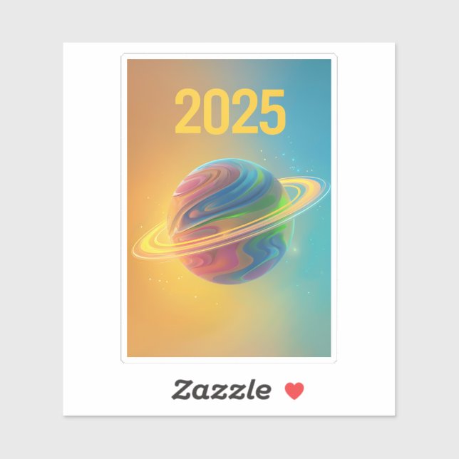 vacker planet 2025 klistermärken (Ark)