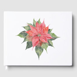 Vacker Poinsettia Gästböcker