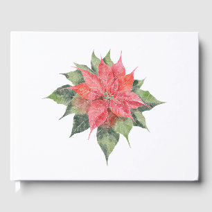 Vacker Poinsettia Gästböcker