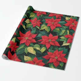 Vacker Poinsettia Presentpapper