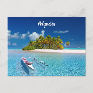 Vacker Polynesien Vykort