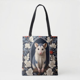 Vacker Possum William Morris Inspirerad Blomma Tygkasse