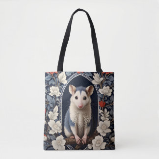 Vacker Possum William Morris Inspirerad Blomma Tygkasse