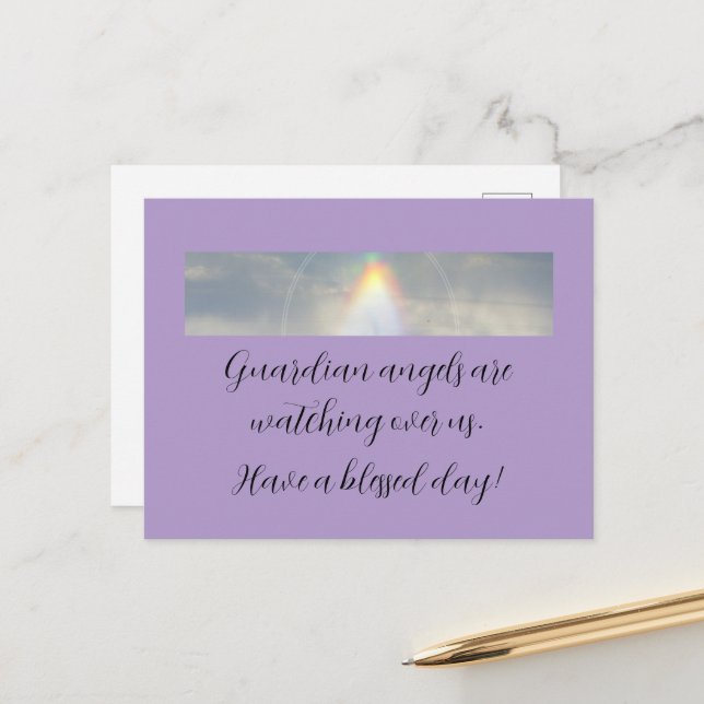 Vacker postkort för en välsignad dag vykort (Fram/Back In Situ)