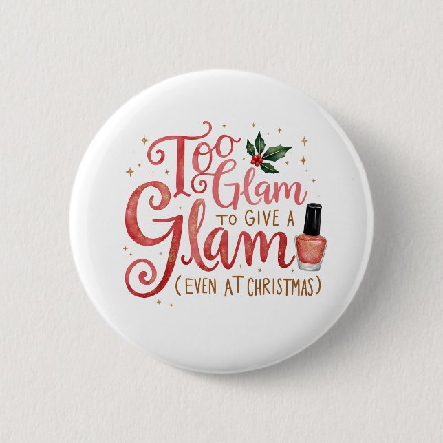 Vacker present för de där glamorösa släktingarna knapp (Framsida)