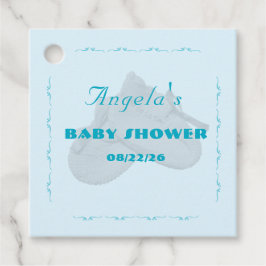 Vacker present för pojke baby shower gåvor etiketter