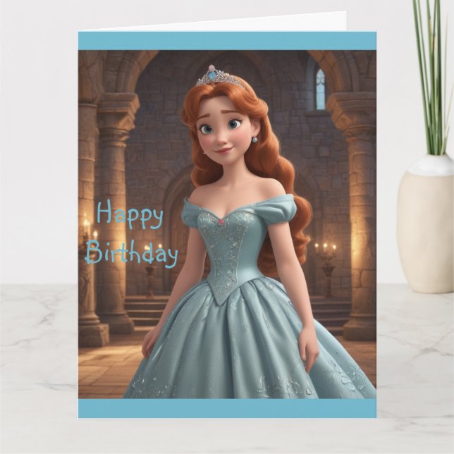 Vacker prinsessa kort (Framsida)