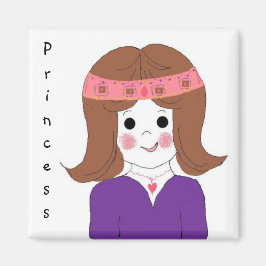 Vacker prinsessa magnet
