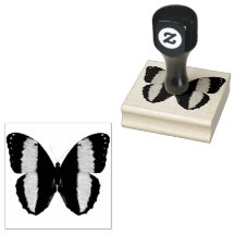 Vacker Rand Butterfly Rubber Frimärke