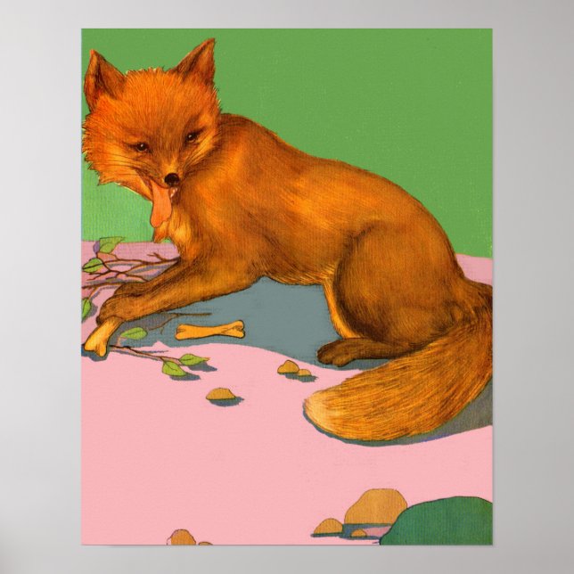 vacker räv poster (Framsidan)