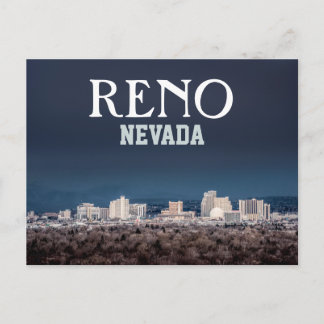 Vacker Reno Skyline vycard Vykort