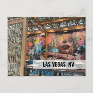 Vacker Restaurant Viva Las Vegas Postcard Vykort