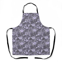 Vacker retro blå pastellblommig mönster