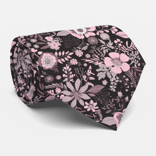 Vacker retro stil rosa pastell blomster mönster slips