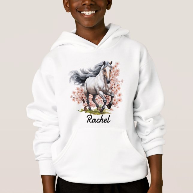 Vacker Roan-häst T Shirt (Framsida)