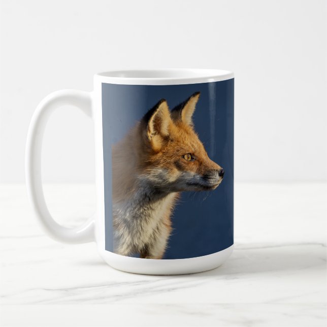 Vacker röd räv  kaffemugg (Vänster)