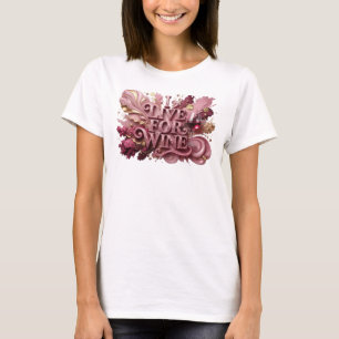 Vacker röd textdesign för VINDRÖJARE T Shirt
