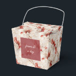 Vacker röd vit blomster presentaskar<br><div class="desc">Vacker röd vit blomsterbröllop</div>