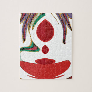 Vacker röd, vit, Lila, Grönt Struktur Färg Pussel