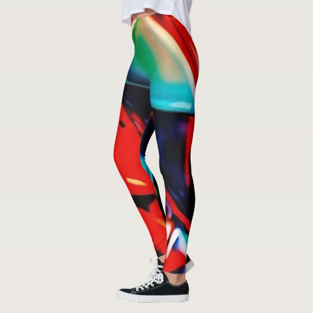 Vacker röra av färger leggings (Vänster)