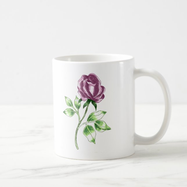 Vacker Ros Kaffemugg (Höger)