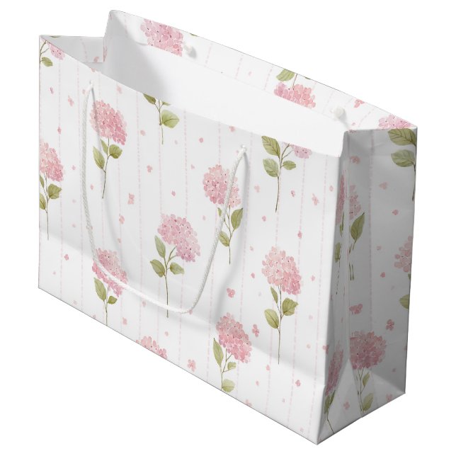 Vacker Rosa Blommig Bröllopsfest (Framsidan Vinklad)