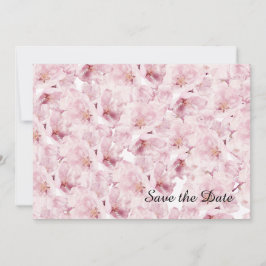 Vacker Rosa Blomning Spara Datum Datumet