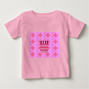 Vacker Rosa i Baby: Ha ett välsignat Grattis på fö T-shirt