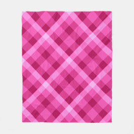 Vacker Rosa Magenta Play Medium Fleece Blanket