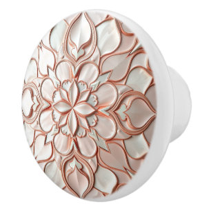 Vacker rosa pärlinspirerad knopp