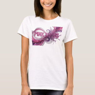 Vacker Rosa PINK FOCUS Statement T-shirt