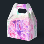 Vacker rosa ros Blommande bröllopstårta Förmånslåd Presentaskar<br><div class="desc">Vackra rosa ros Blommor Bröllopstårta Förmånslådor,  Helt anpassningsbara. Designad utifrån en av mina akvarellmålningar.</div>