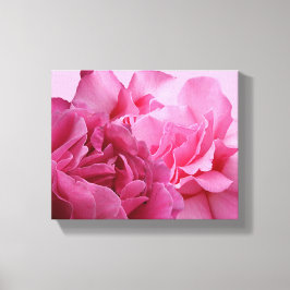Vacker rosa ros blommodärn vacker stilfull canvastryck