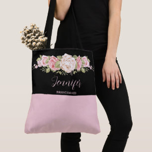 Vacker Rosa Ros Monogram Väskor