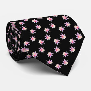 Vacker Rosa White Lotus Flower Mönster Slips