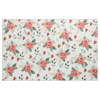 Vacker rosblomma tyg blommig tygdesign