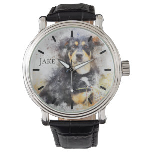 Vacker Rottweiler Anpassad Personlig Armbandsur