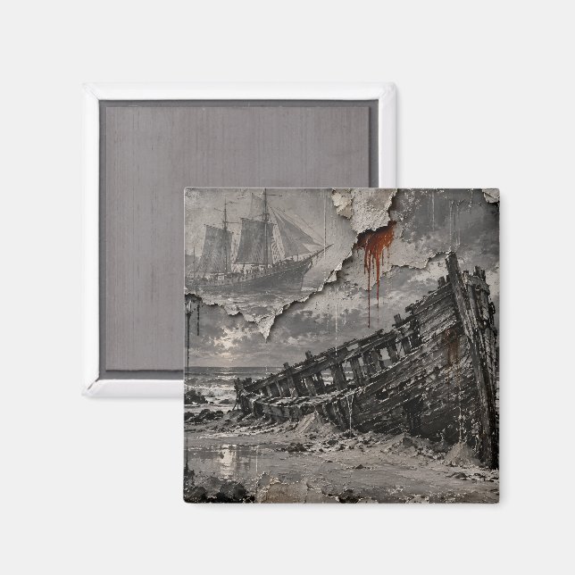 Vacker ruin magnet (Front/Back)