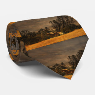 Vacker Running Horse Neck Tie Slips
